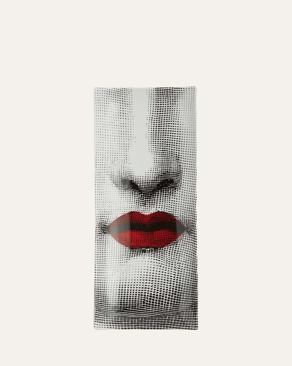 Tema e Variazioni n.397 Red Lips Rectangular Tray
